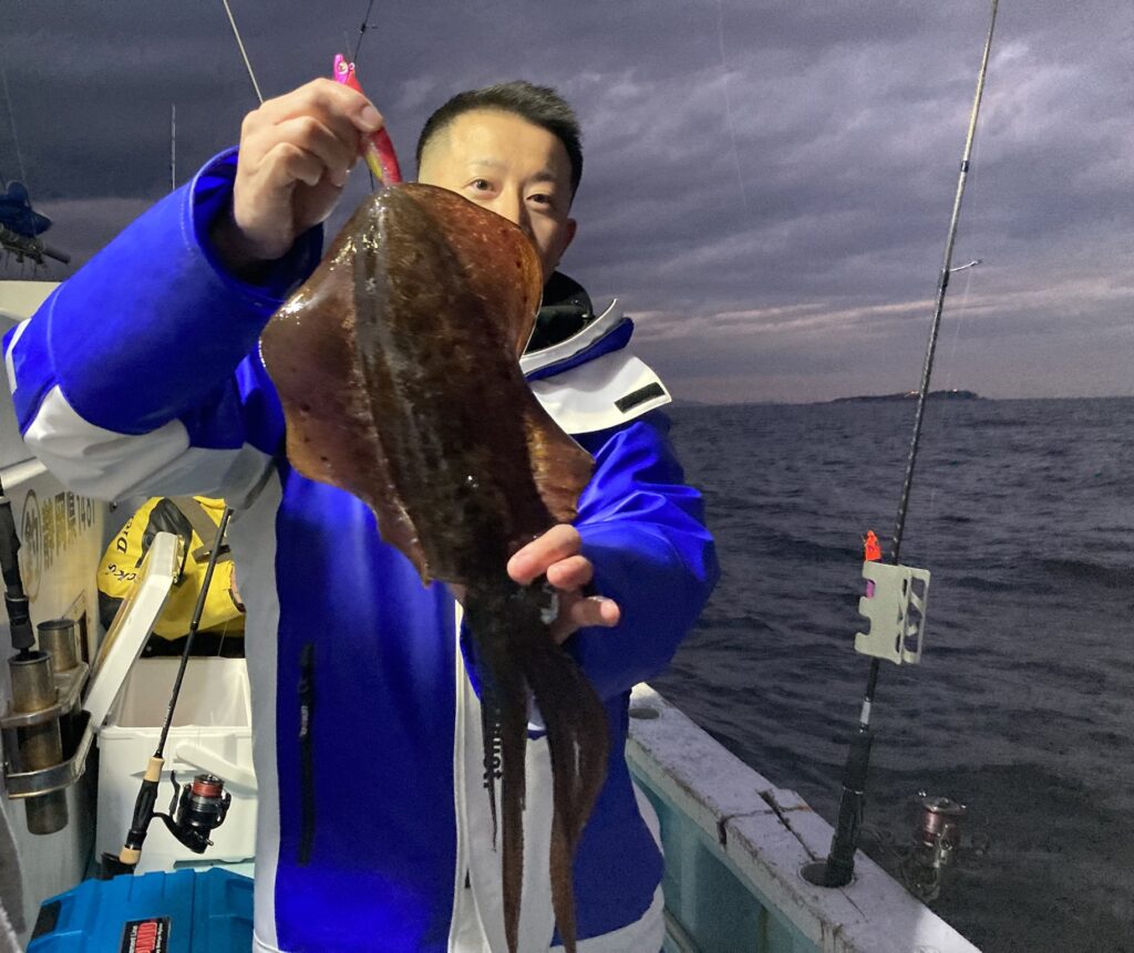 アオリイカ　アオリイカティップラン　ティップランエギング　ティップラン　アオリイカTR