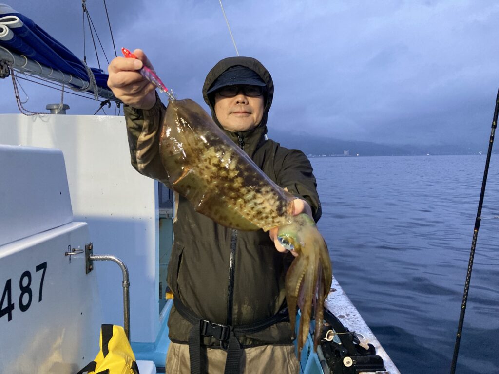 アオリイカ　アオリイカティップラン　ティップランエギング　ティップラン　アオリイカTR