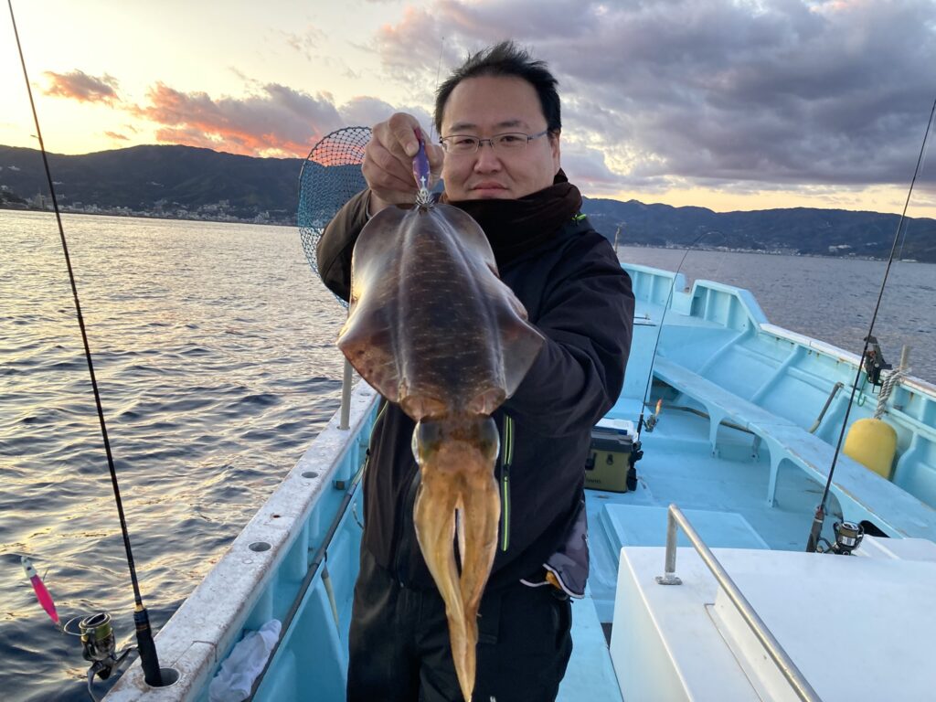 アオリイカ　アオリイカティップラン　ティップランエギング　ティップラン　アオリイカTR