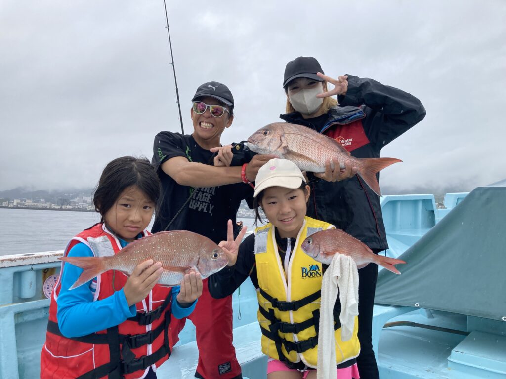 釣り教室　マダイ五目　マダイ