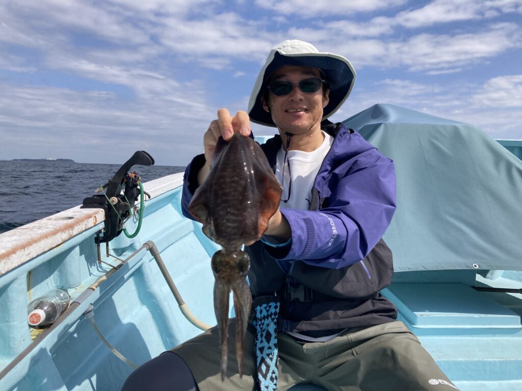 アオリイカ　アオリイカティップラン　ティップランエギング　ティップラン　アオリイカTR