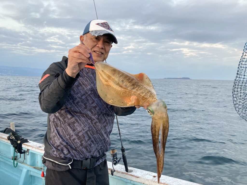 アオリイカ　アオリイカティップラン　ティップランエギング　ティップラン　アオリイカTR