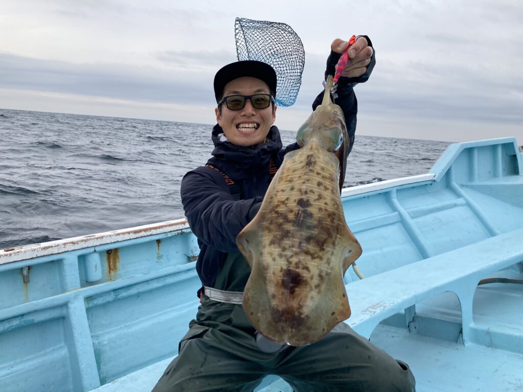 アオリイカ　アオリイカティップラン　ティップランエギング　ティップラン　アオリイカTR