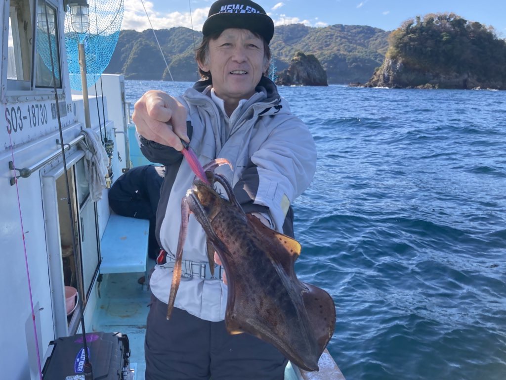 アオリイカ　アオリイカティップラン　ティップランエギング　ティップラン　アオリイカTR