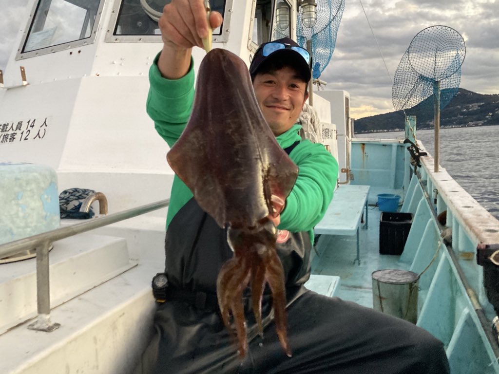 アオリイカ　アオリイカティップラン　ティップランエギング　ティップラン　アオリイカTR