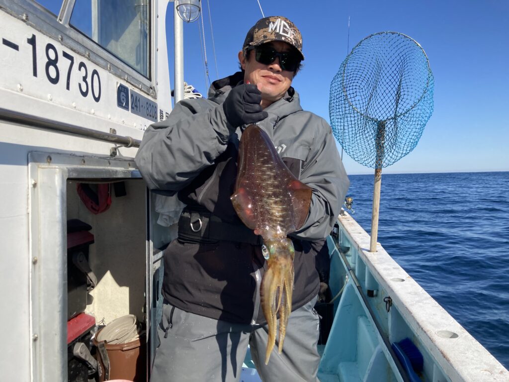 アオリイカ　アオリイカティップラン　ティップランエギング　ティップラン　アオリイカTR