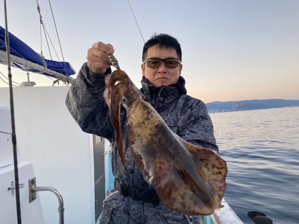 アオリイカ　アオリイカティップラン　ティップランエギング　ティップラン　アオリイカTR