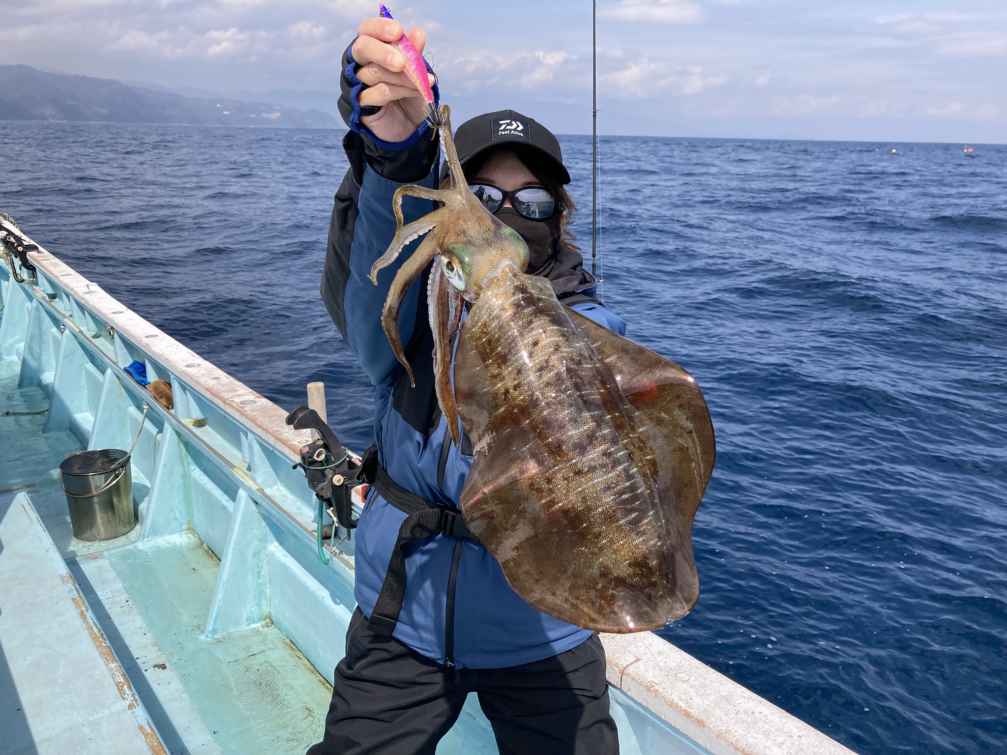 アオリイカ　アオリイカティップラン　ティップランエギング　ティップラン　アオリイカTR