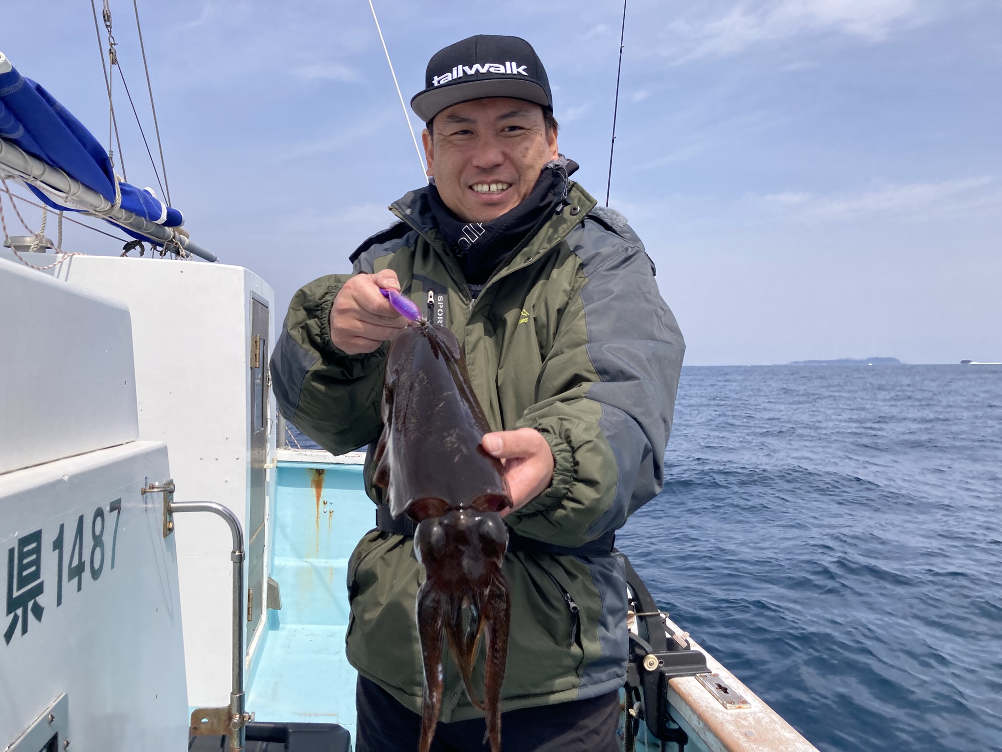 アオリイカ　アオリイカティップラン　ティップランエギング　ティップラン　アオリイカTR　ティップエギング